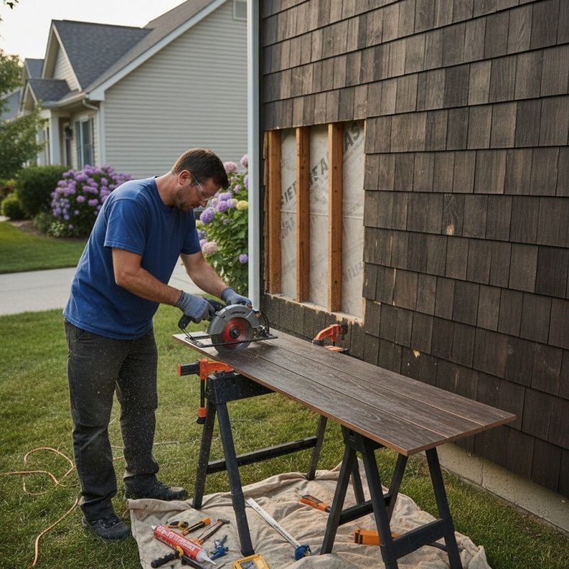 Wood Siding Service detail